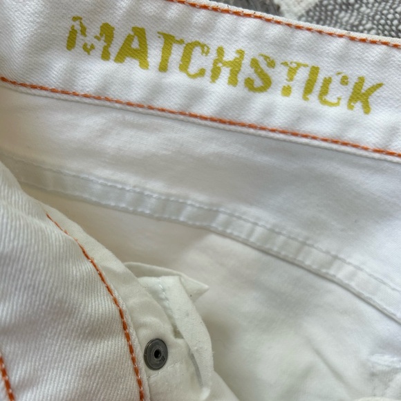 J Crew white matchstick straight leg jeans - Picture 7 of 9